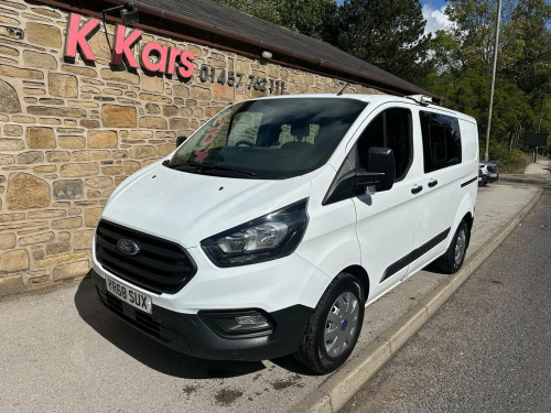 Ford Transit Custom  2.0 320 EcoBlue Crew Van L1 H1 Euro 6 5dr (6 Seat)
