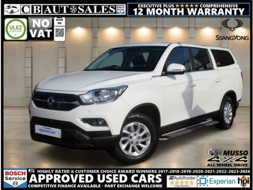 Ssangyong Musso  2.2D EX Double Cab Pickup 4WD Euro 6 4dr