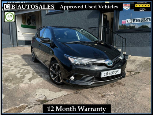 Toyota Auris  1.8 VVT-h Design Hatchback 5dr Petrol Hybrid CVT Euro 6 (s/s) (136 ps)