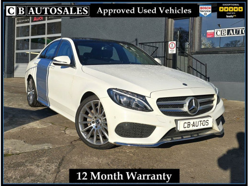 Mercedes-Benz C-Class C200 2.0 C200 AMG Line (Premium) Saloon 4dr Petrol G-Tronic+ Euro 6 (s/s) (184 p