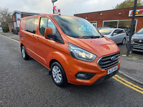 Ford Transit Custom  2.0 320 EcoBlue Limited Crew Van Auto L1 H1 Euro 6 (s/s) 5dr (6 Seat)