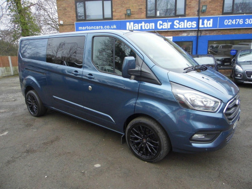 Ford Transit Custom  2.0 320 EcoBlue Limited Crew Van Auto L2 H1 Euro 6 (s/s) 5dr (6 Seat)