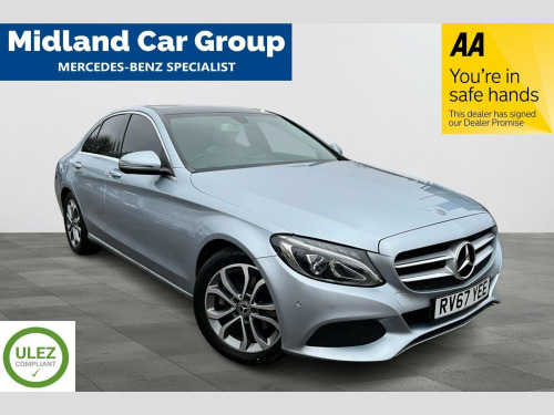 Mercedes-Benz C-Class  2.1 C220d Sport (Premium) G-Tronic+ Euro 6 (s/s) 4dr