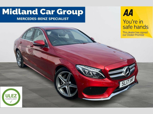Mercedes-Benz C-Class  2.1 C220d AMG Line G-Tronic+ 4MATIC Euro 6 (s/s) 4dr