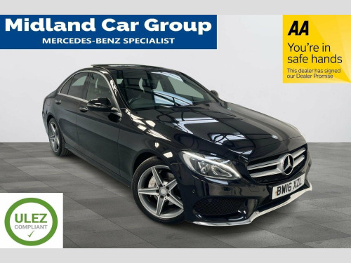 Mercedes-Benz C-Class  2.1 C220d AMG Line (Premium) 7G-Tronic+ Euro 6 (s/s) 4dr