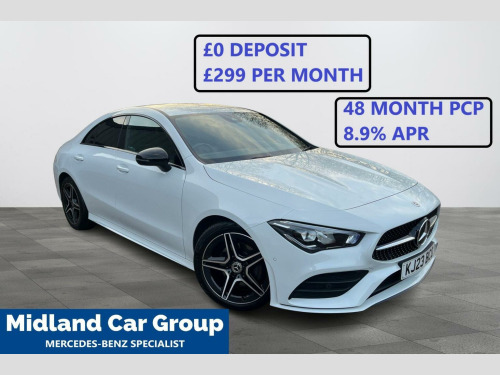 Mercedes-Benz CLA  1.3 CLA180 AMG Line (Executive) Coupe 7G-DCT Euro 6 (s/s) 4dr 