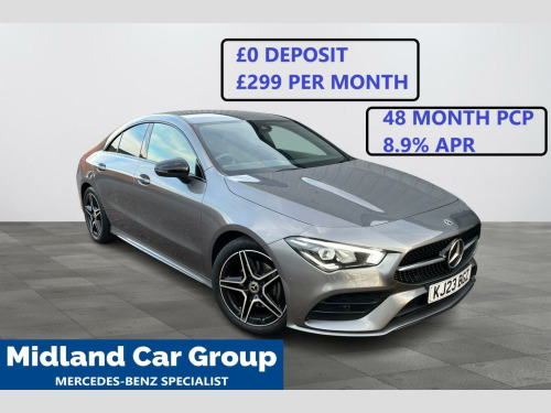 Mercedes-Benz CLA  1.3 CLA180 AMG Line (Executive) Coupe 7G-DCT Euro 6 (s/s) 4dr 