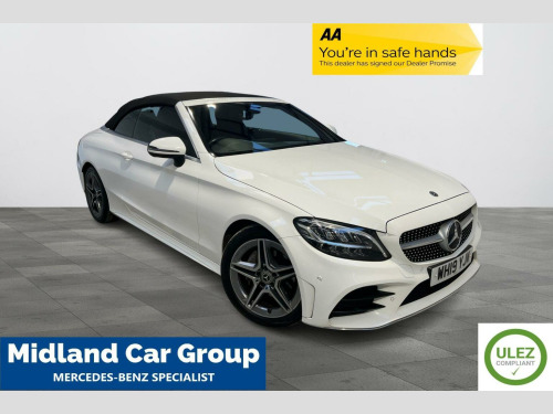 Mercedes-Benz C-Class C200 1.5 C200 MHEV AMG Line Cabriolet G-Tronic+ Euro 6 (s/s) 2dr 