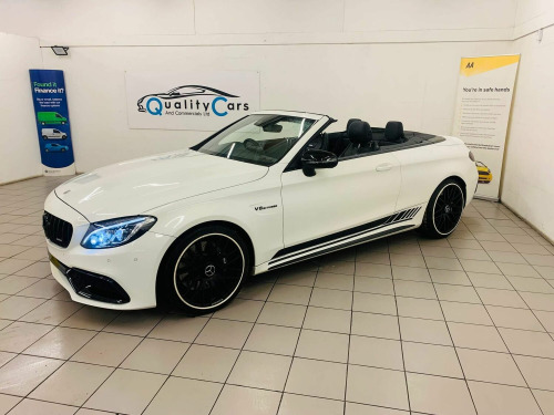 Mercedes-Benz C-Class  4.0 C63 V8 BiTurbo AMG (Premium) Cabriolet SpdS MCT Euro 6 (s/s) 2dr