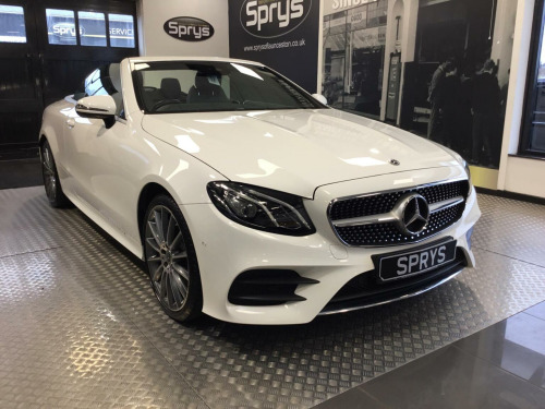 Mercedes-Benz E-Class  3.0 E350d V6 AMG Line Cabriolet G-Tronic+ 4MATIC Euro 6 (s/s) 2dr