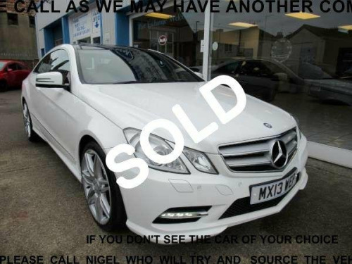 Mercedes-Benz E-Class E250 2.1 E250 CDI BlueEfficiency Sport G-Tronic+ Euro 5 (s/s) 2dr