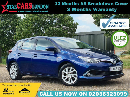 Toyota Auris  1.8 VVT-h Icon CVT Euro 6 (s/s) 5dr (Safety Sense)