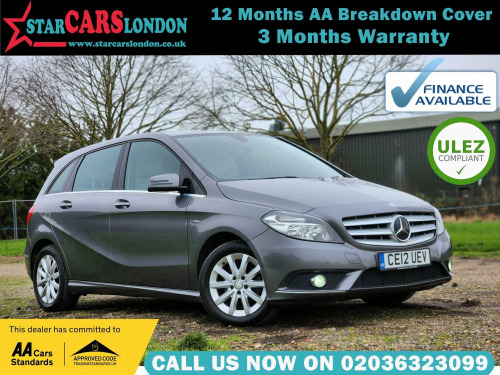 Mercedes-Benz B-Class B180 1.6 B180 BlueEfficiency SE 7G-DCT Euro 5 (s/s) 5dr