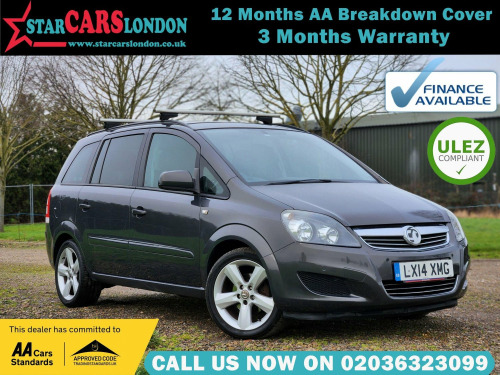 Vauxhall Zafira  1.8 16V Exclusiv Euro 5 5dr