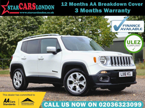 Jeep Renegade  1.4T MultiAirII Limited DDCT Euro 6 (s/s) 5dr
