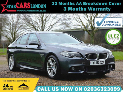 BMW 5 Series  2.0 528i M Sport Auto Euro 6 (s/s) 4dr 