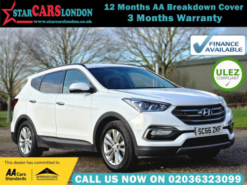 Hyundai Santa Fe  2.2 CRDi Blue Drive Premium Auto 4WD Euro 6 (s/s) 5dr (7 Seat) 