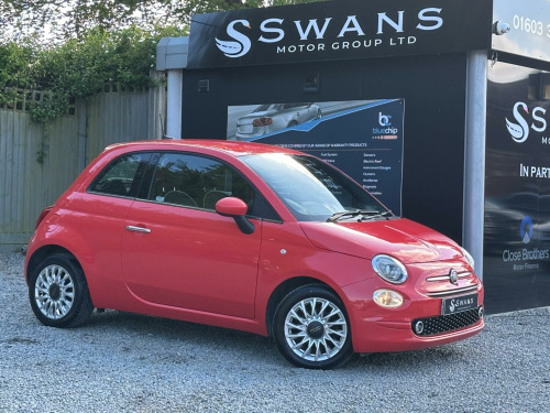 Fiat 500  2020 Fiat 500 1.2 Lounge Petrol Manual 3 Door Hatchback Pink