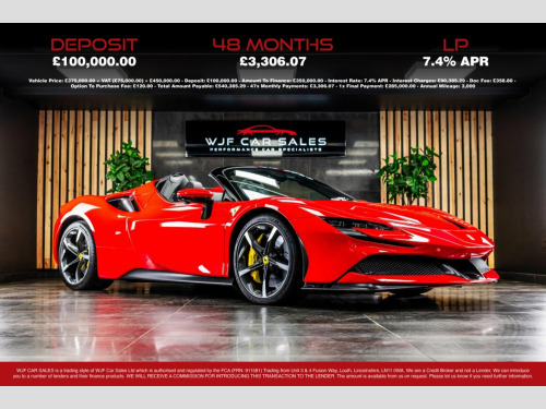 Ferrari SF90 Stradale  4.0T V8 7.9kWh F1 DCT 4WD Euro 6 (s/s) 2dr