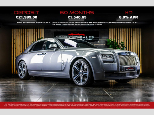 Rolls-Royce Ghost  6.6 V12 Auto Euro 6 4dr