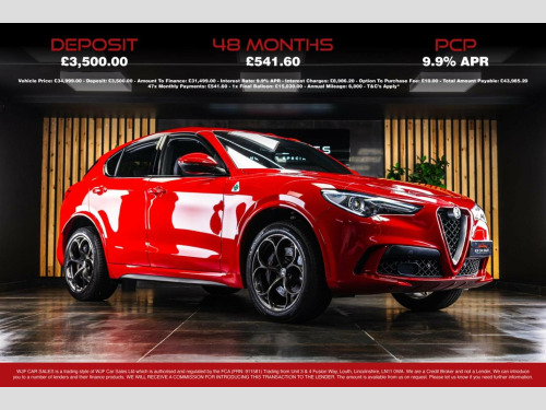 Alfa Romeo Stelvio  2.9 V6 Bi-Turbo Quadrifoglio Auto Q4 AWD Euro 6 (s/s) 5dr