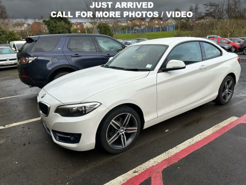 BMW 2 Series  2.0 218d Sport Coupe 2dr Diesel Manual Euro 6 (s/s) (150 ps) MOT AND SERVIC