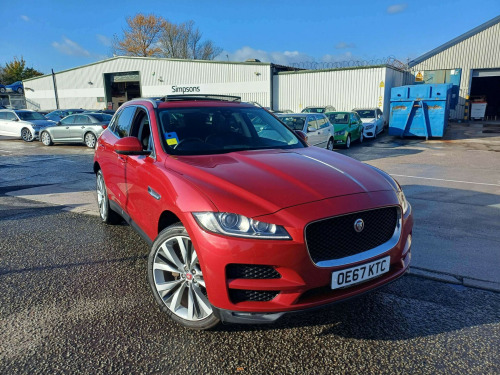 Jaguar F-PACE  2.0 D240 Portfolio SUV 5dr Diesel Auto AWD Euro 6 (s/s) (240 ps)