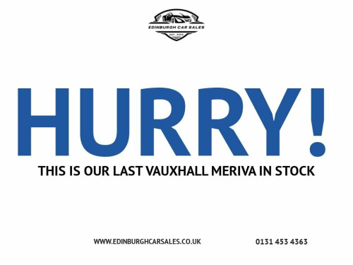 Vauxhall Meriva  1.4i Exclusiv MPV 5dr Petrol Manual Euro 6 (100 ps