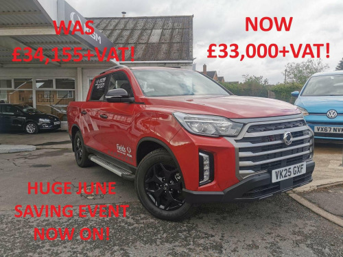 Ssangyong Musso  2.2D Saracen Auto 4WD Euro 6 4dr