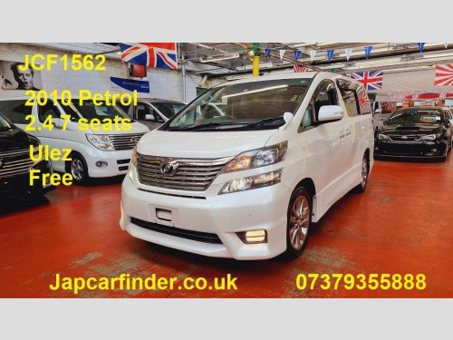 Toyota Vellfire  2.4 SATNAV Recliners P doors P tailgate