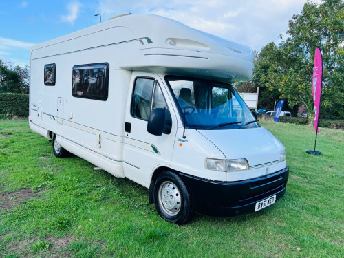 Bessacarr E745  April 2026 mot. Solar panel. Service history. Large washroom 