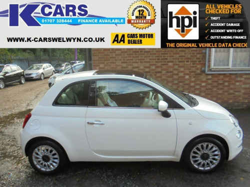 Fiat 500  1.2 Lounge Euro 6 (s/s) 3dr