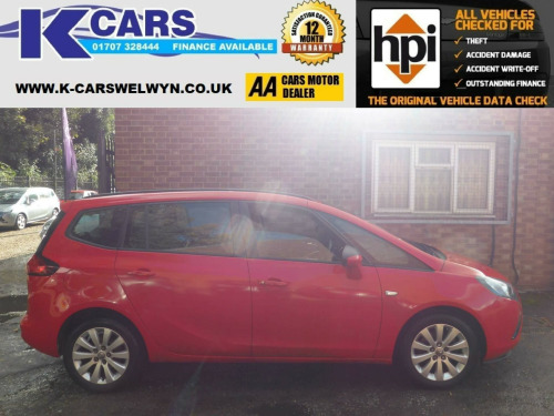 Vauxhall Zafira Tourer  1.4i Turbo Design Euro 6 5dr