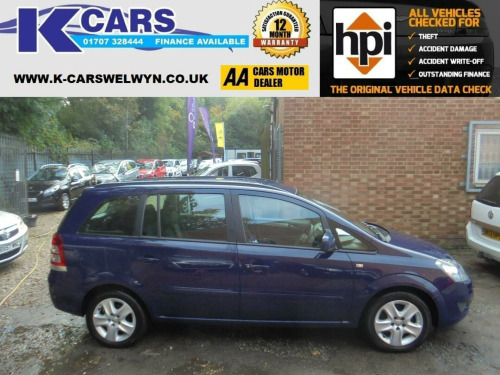 Vauxhall Zafira  1.6 16V Exclusiv Euro 5 5dr