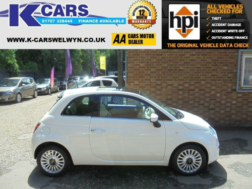 Fiat 500  1.2 Lounge Euro 6 (s/s) 3dr