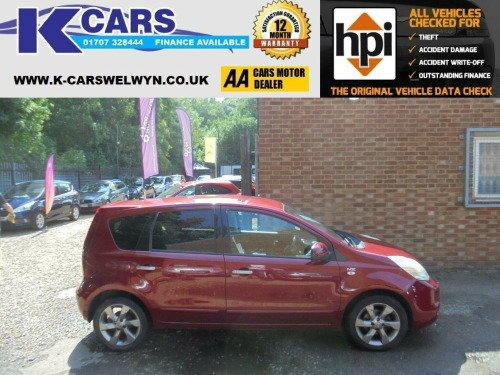 Nissan Note  1.6 16V n-tec Auto Euro 5 5dr