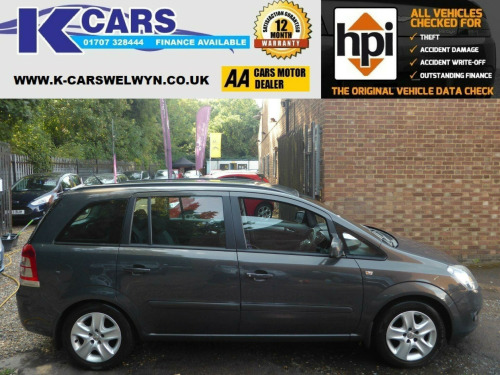 Vauxhall Zafira  1.8 16V Exclusiv Euro 5 5dr