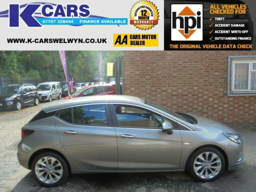Vauxhall Astra  1.4i Design Euro 6 5dr