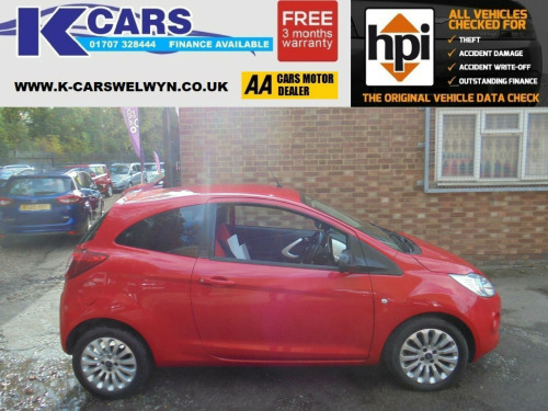 Ford Ka  1.2 Zetec Euro 6 (s/s) 3dr 