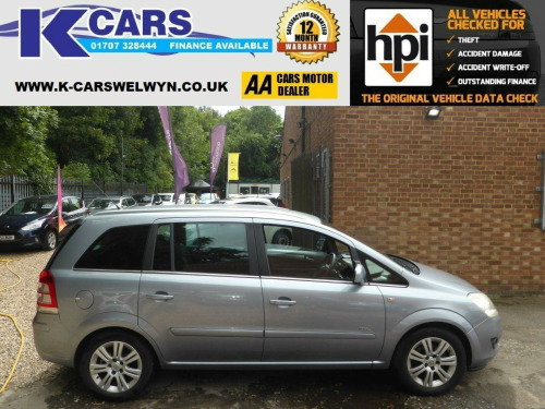 Vauxhall Zafira  1.6 16V Design Euro 5 5dr