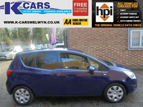 Vauxhall Meriva  1.4T 16V Exclusiv Euro 5 5dr 
