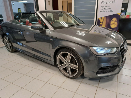 Audi A3 Cabriolet  1.4 TFSI CoD S line Convertible 2dr Petrol Manual Euro 6 (s/s) (150 ps)