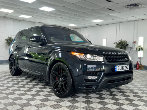 Land Rover Range Rover Sport  SDV6 AUTOBIOGRAPHY DYNAMIC + SLIDDNG PAN ROOF + FINANCE ME + MARIANA BLACK 