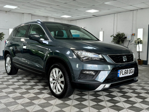 SEAT Ateca  TSI ECOMOTIVE SE L + FULL BLACK LEATHER + LOW MILES + FINANCE ME + 