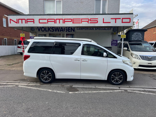 Toyota Alphard  New shape 2.4 petrol auto camper, pop top roof