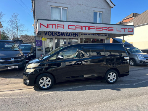 Toyota Vellfire  2.4 petrol auto 8 seater air con, low miles AA BIMTA JERVIC Mileage certifi