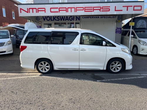 Toyota Alphard  350G 3.5 Petrol  Auto Twin Sunroof 5 Seater Day Van Camper with electric ro