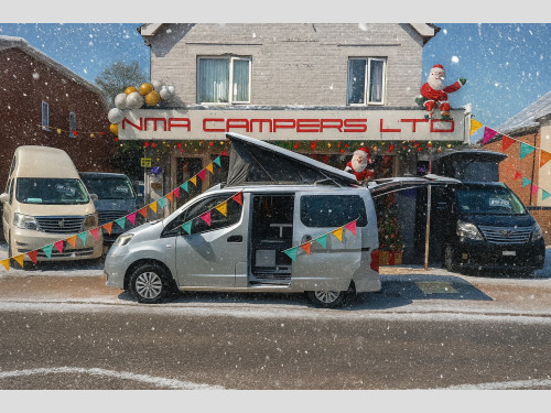 Nissan NV200  1.6 Petrol Automatic Camper  Elevating Roof, L shape Pull Out Bed on Runner