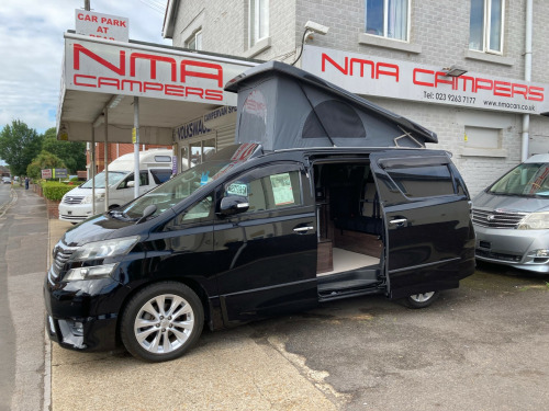 Toyota Vellfire  2.4Z PLATINUM SELECTION 48 RR DAY VAN CONVERSION ELEVATING ROOF PETROL AUTO