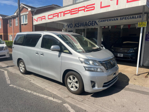 Toyota Vellfire  2.4X Automatic 2.4 petrol 5 seater Electric Rock & Roll Bed Day van Camper,
